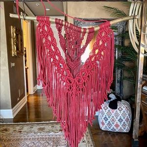 Handmade Medium Macrame Wall Decor Cotton Rope